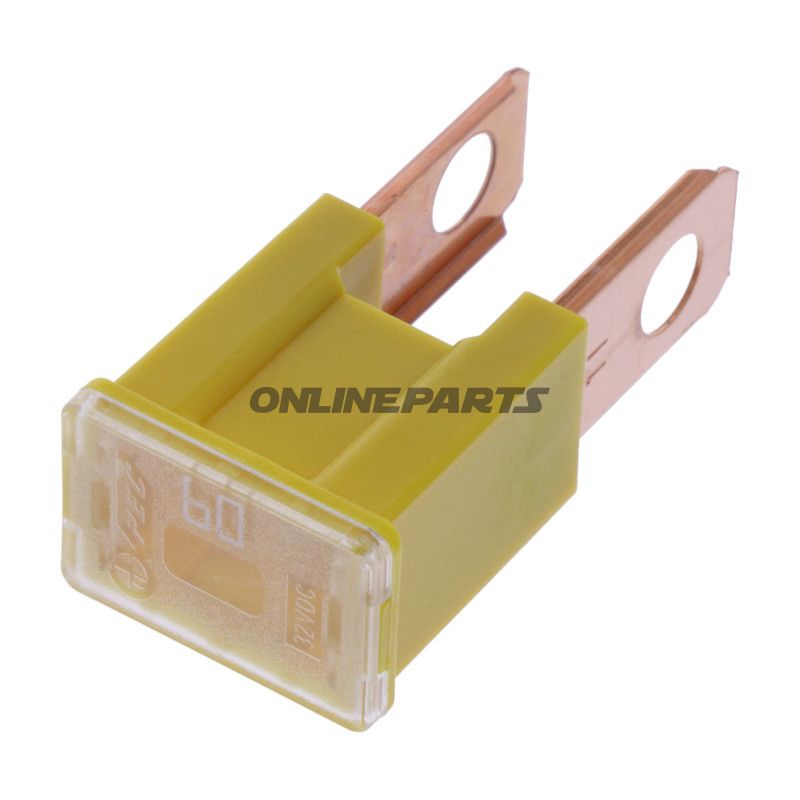 Sikring PAL BT 60A JMP gul pakke med 5 styk