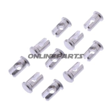 Aufnahme für Lötnippel JMP Länge 16 mm Bohrung: 4 mm Inhalt 10