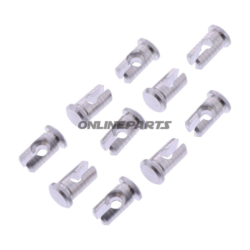 Aufnahme für Lötnippel JMP Länge 16 mm Bohrung: 4 mm Inhalt 10