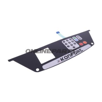 FRONTAUFKLEBER Tastatur Texa 720R/760R/780R Klima: Frontmærkat tastatur Texa 720R/760R/780R Klima