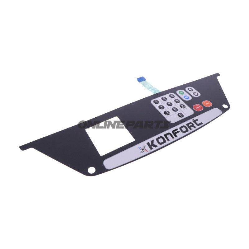 FRONTAUFKLEBER Tastatur Texa 720R/760R/780R Klima: Frontmærkat tastatur Texa 720R/760R/780R Klima