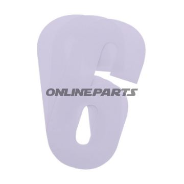 Startnummer NR.6 BlackBird Racing Indhold 3 stykker hvid 13x7 cm