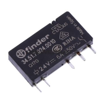 Relais 24V AC/DC 1 KONT. FIN. 34.51.7.024.0010