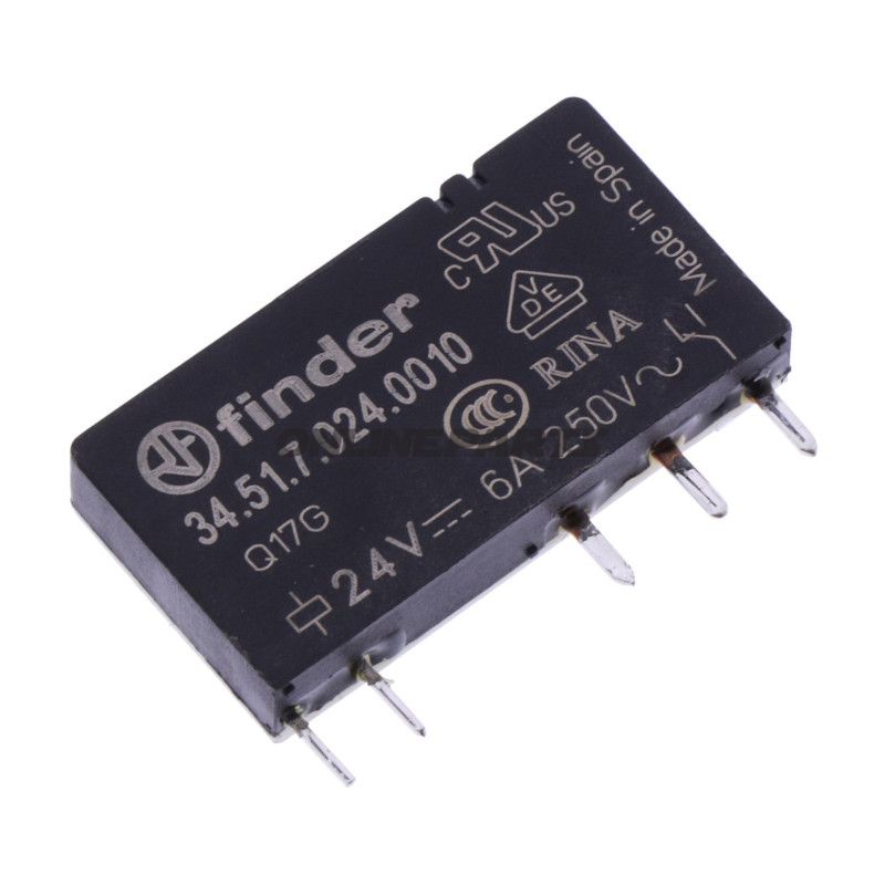Relais 24V AC/DC 1 KONT. FIN. 34.51.7.024.0010