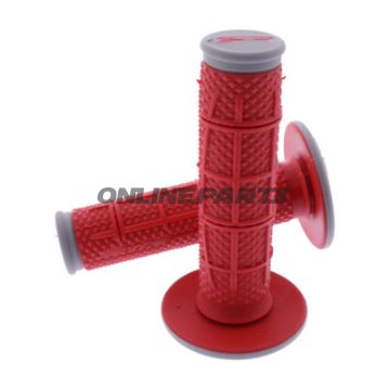 Griffgummi 802 carbon grau/rot Durchmesser 22 mm Länge 122 mm geschlossen