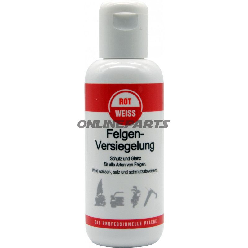 VERSIEGELUNG Felge 150 ml Flasche Rot-Weiss