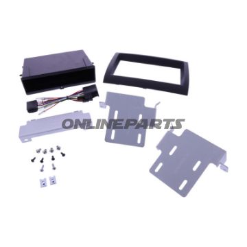 Radioblende 2-DIN schwarz mit INBAY ABLAGEFACH 5W