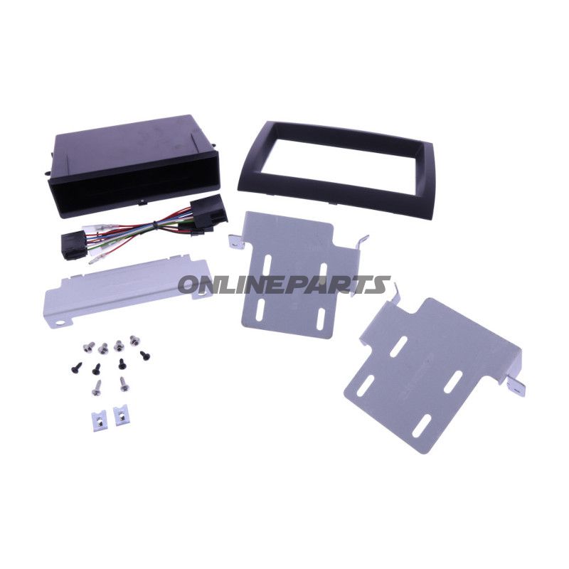 Radioblende 2-DIN schwarz mit INBAY ABLAGEFACH 5W