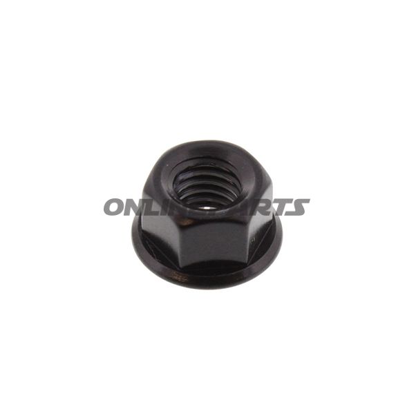 Bundmutter M8X1.25 mm Alu schwarz