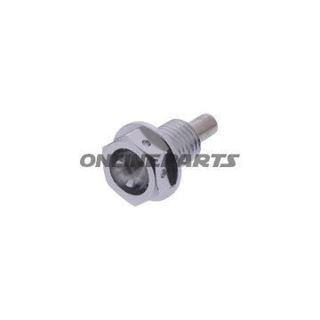 Ölablassschraube magnetisch JMP Bolt M12 X 1.50 mm 15 mm Alu Racing silber