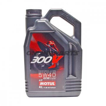 Motoröl 5W40 4T 4 Liter Motul synthetisch 300V Factory Line Road Racing