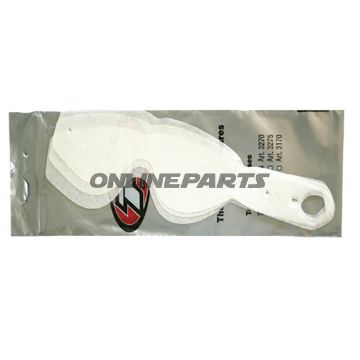 Abreissfolie 10 Stück für Crossbrille