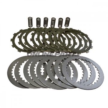 Kupplung Aramid EBC lameller + fjedre + skiver