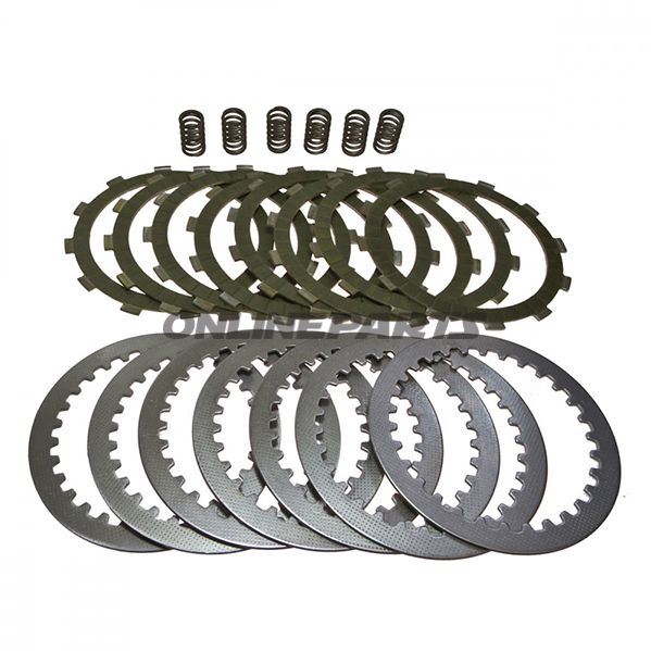 Kupplung Aramid EBC lameller + fjedre + skiver