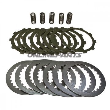 Kupplung Aramid EBC lameller + fjedre + skiver
