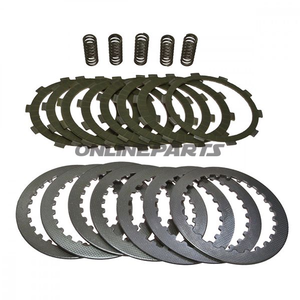 Kupplung Aramid EBC lameller + fjedre + skiver