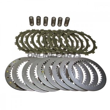 Kupplung Aramid EBC lameller + fjedre + skiver