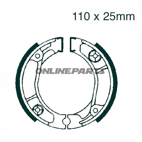 EBC Bremsbacker med fjeder