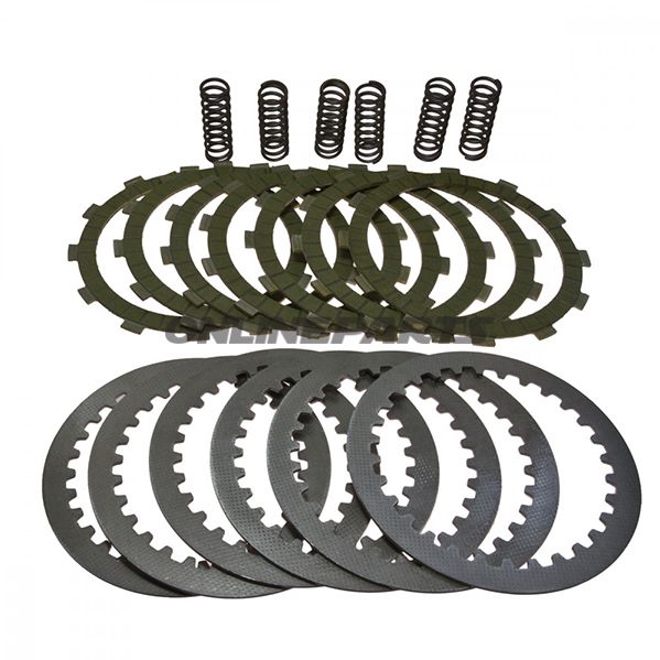 Kupplung Aramid EBC lameller + fjedre + skiver til Kawasaki ZZR 600 E
