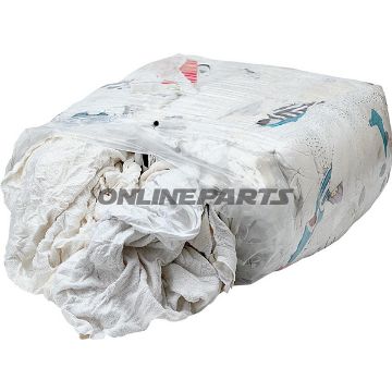 TRIKOTPUTZLAPPEN weiß 10KG