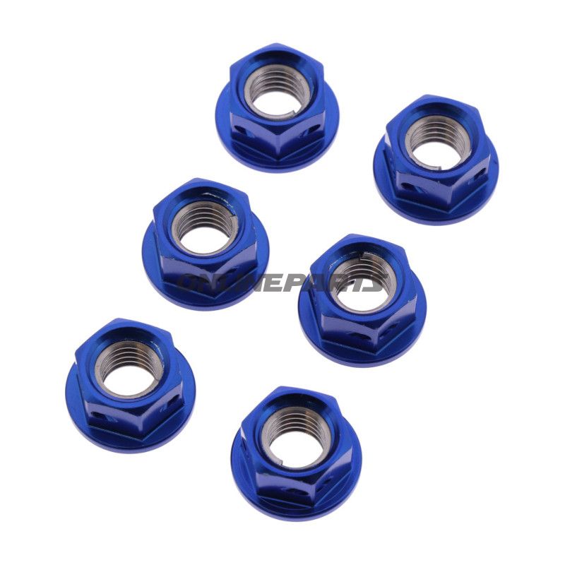 Kædetandhjuls møtrik Satz JMP Bolt M8X1.25 mm Alu Racing blå