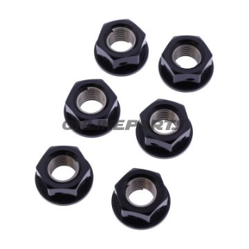 Møtrik Kædeskive Sæt JMP Bolt M10 x 1.25 mm Alu Racing Sort