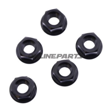 Møtrik Kædeskive Sæt JMP Bolt M8X1.25 mm Rustfrit Stål V4A Sort