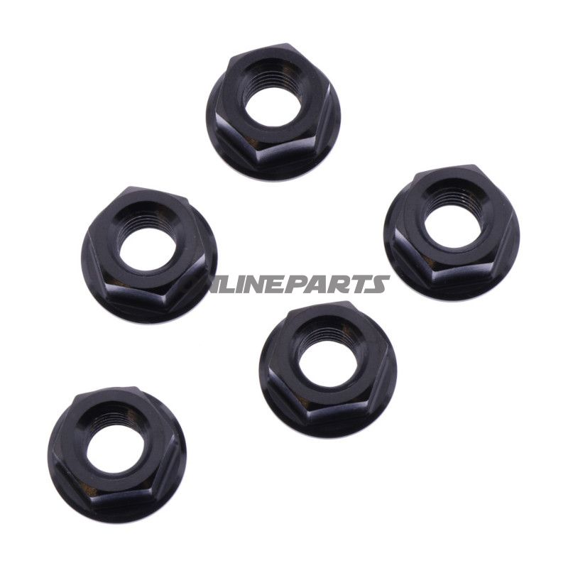 Møtrik Kædeskive Sæt JMP Bolt M8X1.25 mm Rustfrit Stål V4A Sort