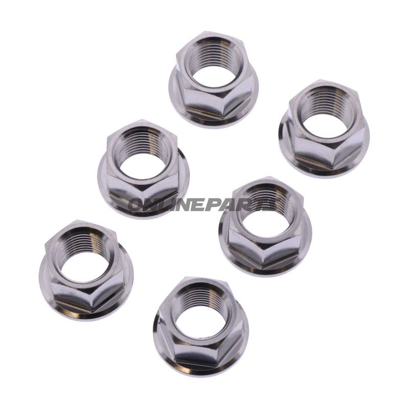 Møtrik Kædeskive Sæt JMP Bolt M12 X 1.25 mm Rustfrit Stål V4A