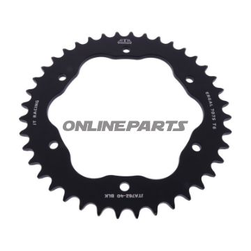 Alu-Kettenrad 40Z Teilung 520 schwarz für Kettenradträger 7585029