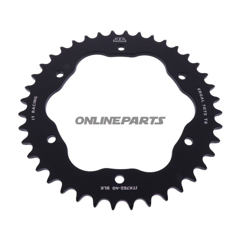 Alu-Kettenrad 40Z Teilung 520 schwarz für Kettenradträger 7585029