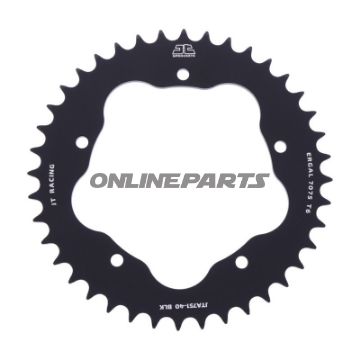 Aluminium Tandhjul 40Z tænder 520 sort til Tandhjul bærer 7585011