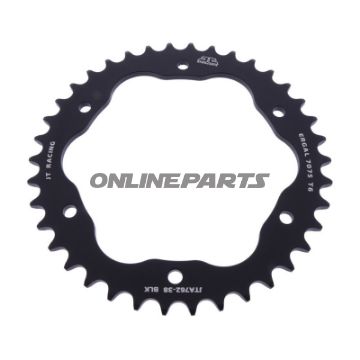 Alu-Kettenrad 38Z Teilung 520 schwarz für Kettenradträger 7585029