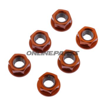 Møtrik Kædeskive Sæt JMP Bolt M10 x 1.25 mm Alu Racing Orange