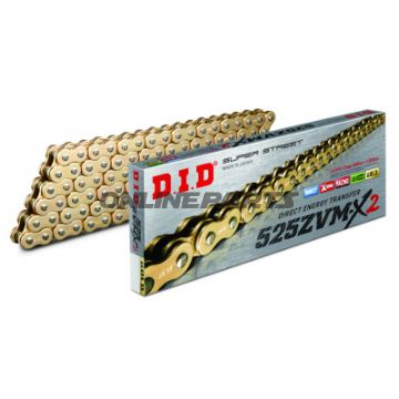 DID XRINGKG&G525ZVMX2/104 Kæde åben med Nietschloss