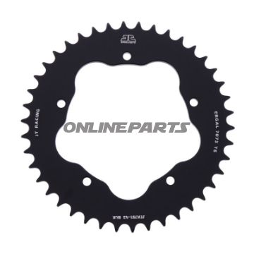 Alu-Kettenrad 42Z Teilung 520 schwarz für Kettenradträger 7585011