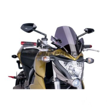 Sportscheibe New Generation Puig für Nakedbike dunkel