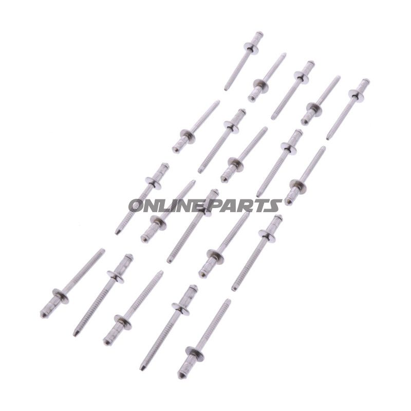 Niete Schalldämpfer Satz Gasdicht Inhalt 20