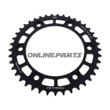 Alu-Kettenrad 41Z Teilung 520 schwarz JT Innendurchmesser 134 Lochkreis 160