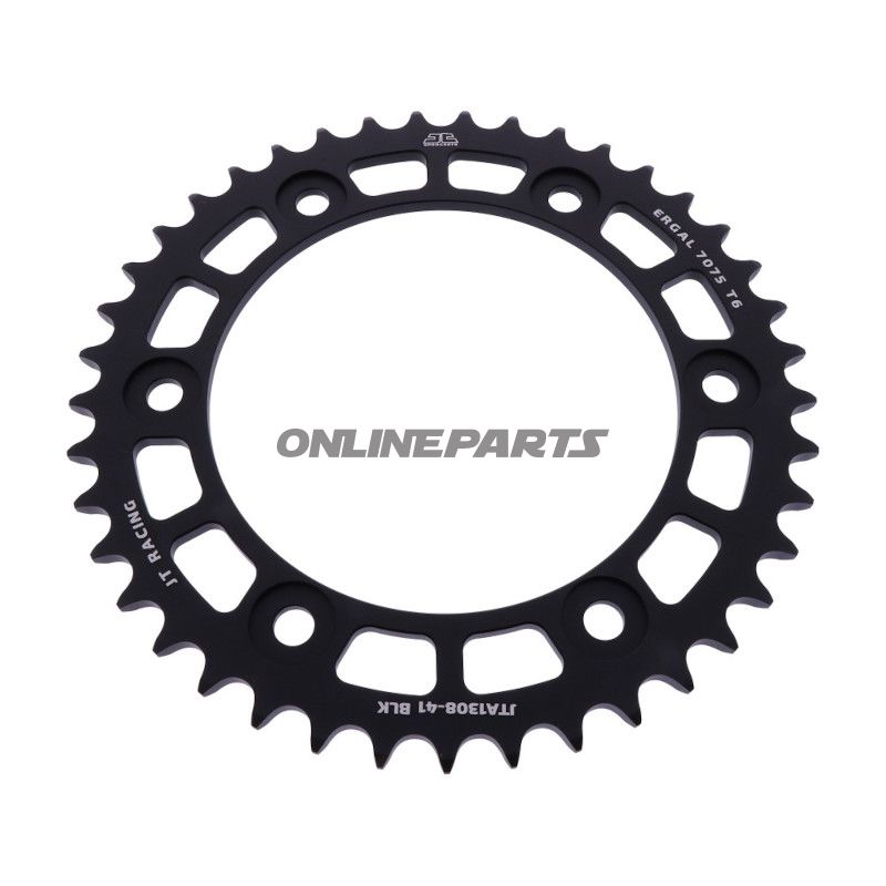 Alu-Kettenrad 41Z Teilung 520 schwarz JT Innendurchmesser 134 Lochkreis 160