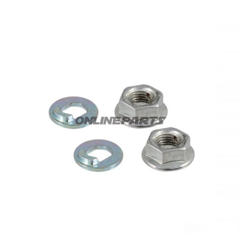 Møtrik med skive for hjulet