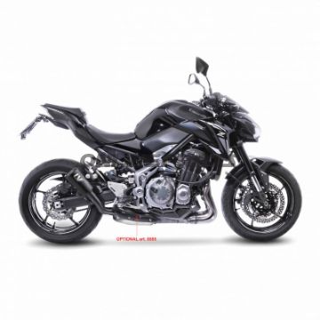 Schalldämpfer SBK Edelstahl LV-10 Slip On Full black