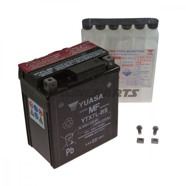 Yuasa Batteri Ytx7l-Bsincluding Acid Pack