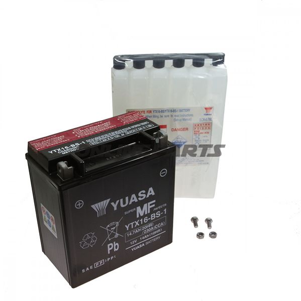 Batteri Motorcykel YTX16-BS-1 Yuasa Alternativ: 7073687 Gel 0100