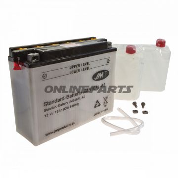 Batteri Motorcykel YB16AL-A2 JMT Alternativ: 7070352 9107