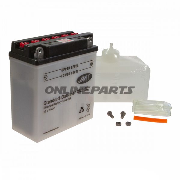 Batteri Motorcykel 12N5-3B JMT Alternativ: 7078157 0068 0069