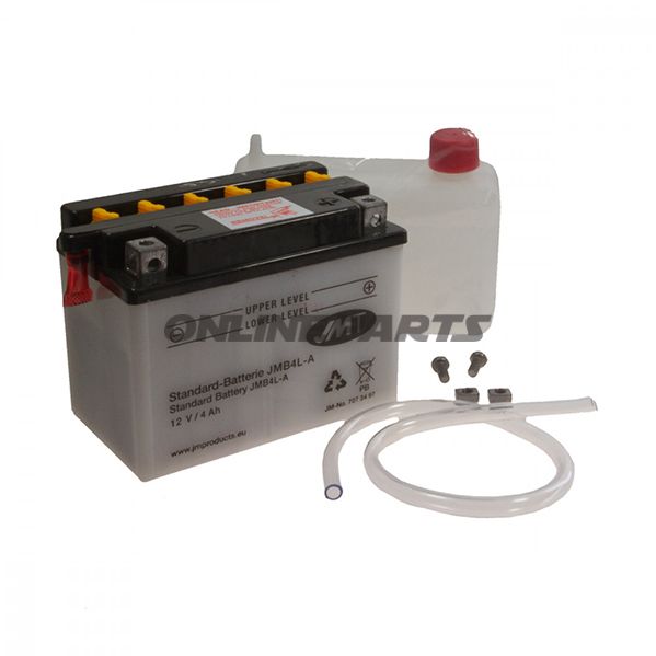 Jm Batteri Yb4l-Aincluding Acid Pack