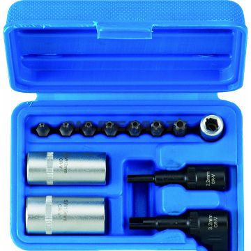 STECKSCHLUESSELSATZ 12-teilig für KLIMAANLAGEN