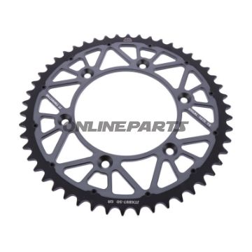 Kettenrad Twinstar 50Z Teilung 520 grau JT Innendurchmesser 125 Lochkreis 150