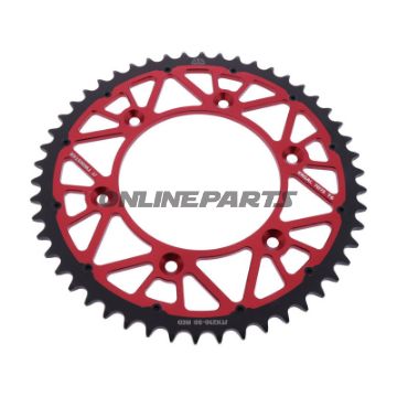 Kettenrad Twinstar 50Z Teilung 520 rot JT Innendurchmesser 125 Lochkreis 153